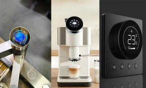 When coffee machines and water purifiers meet the Golden Vision rotary screen