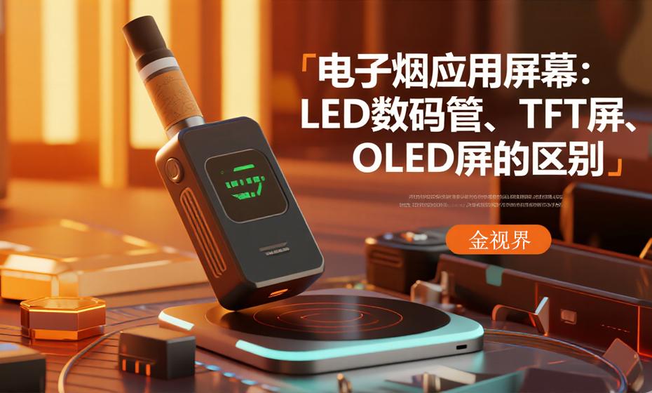 Electronic cigarette application screen: the difference between LED digital tube, TFT screen, and OLED screen