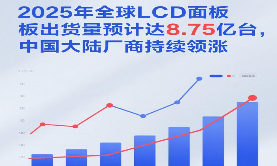 Global LCD Panel Shipments Projected to Hit 875 Million Units by 2025, with Chinese Mainland Manufacturers Driving Growth