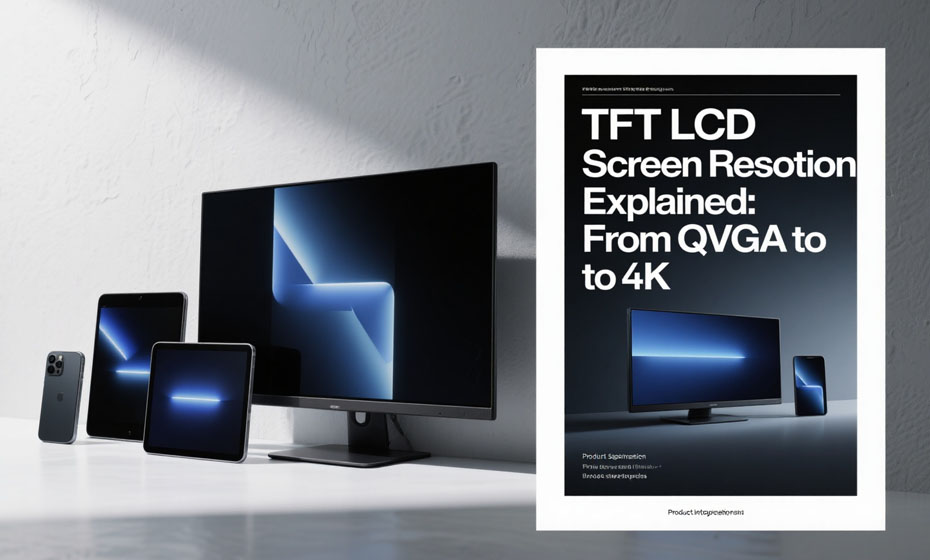 TFT LCD Screen Resolution Explained: From QVGA to 4K