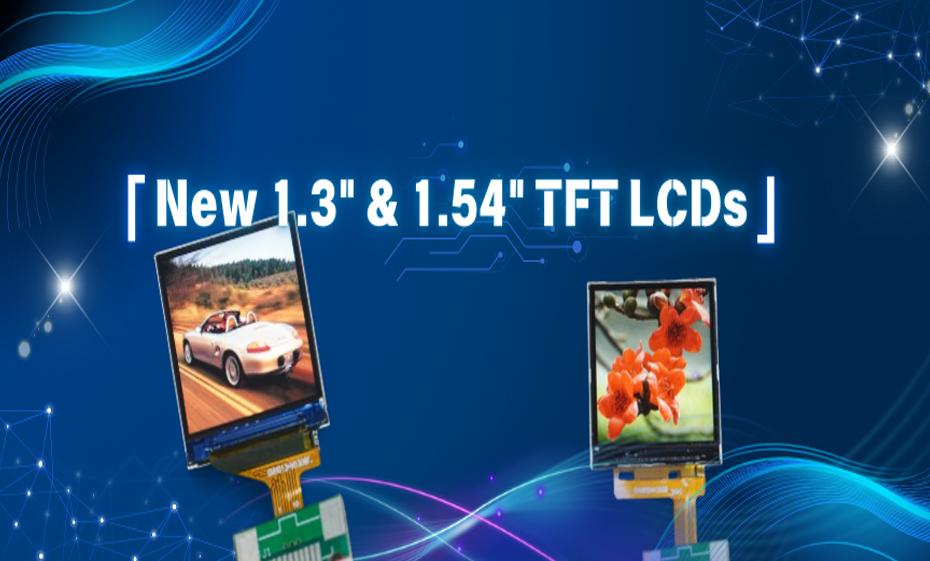 Golden Vision Launches New 1.3" & 1.54" TFT LCDs: Premium Performance for Next-Generation Devices