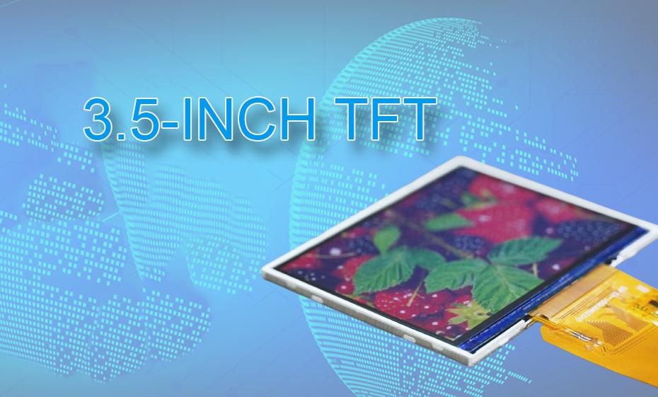 3.5 inch TFT LCD Screen | Small size, Big view