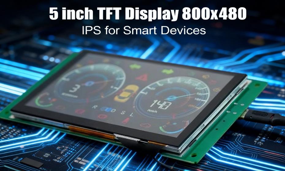 5 inch TFT Display 800x480 IPS - High Brightness Industrial LCD Screen for Smart Devices