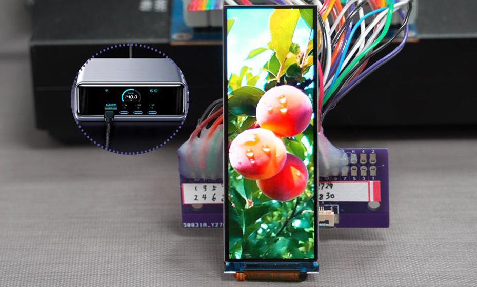 Golden Vision Unveils New 3-Inch TFT Display for Smart Charging Applications